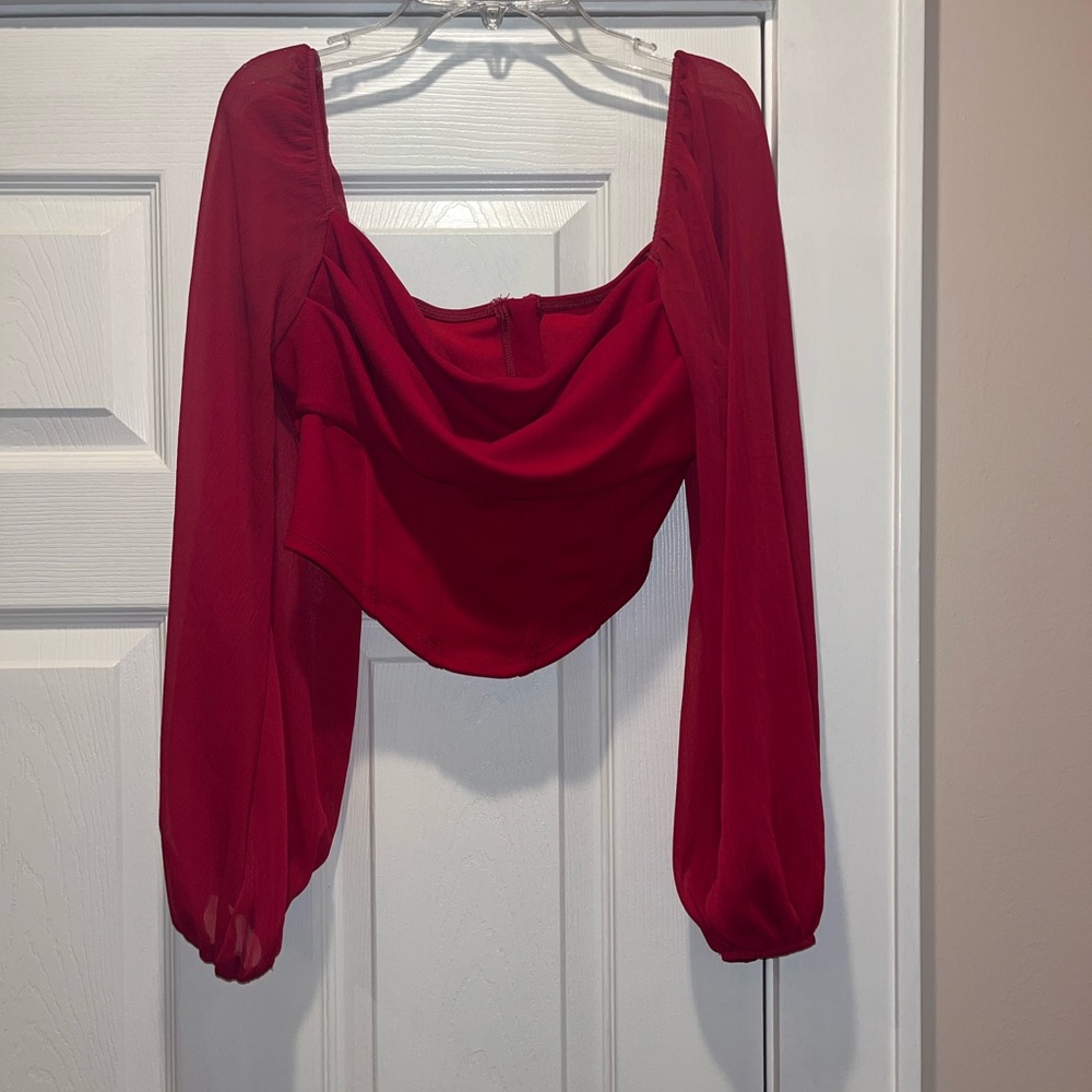 Red Corset Top